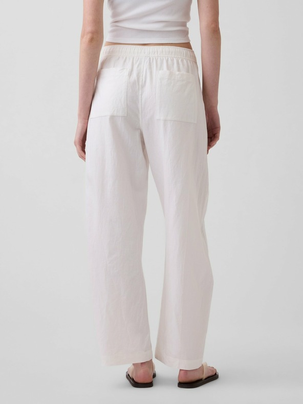 GAP Ленени панталони Easy Barrel GAP