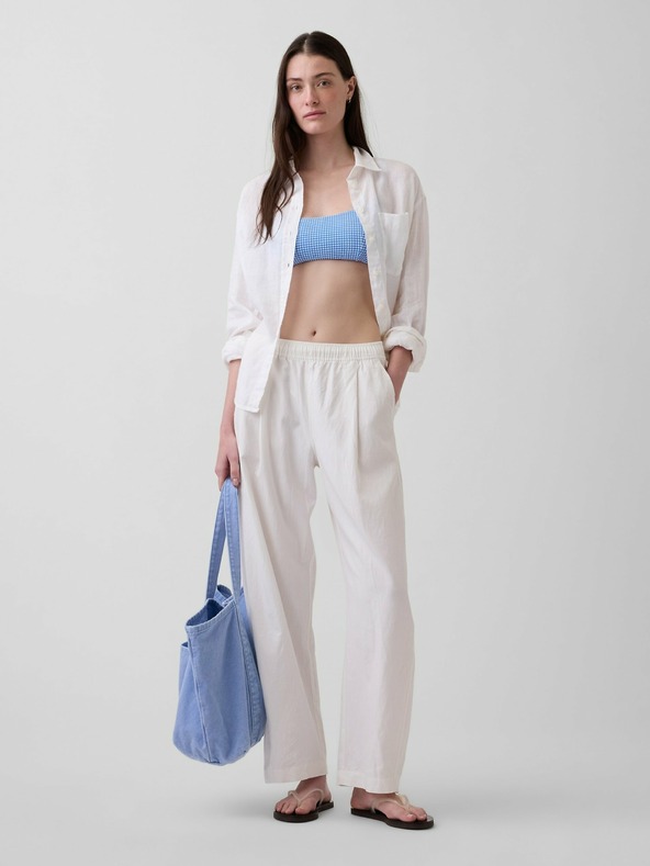 GAP Ленени панталони Easy Barrel GAP