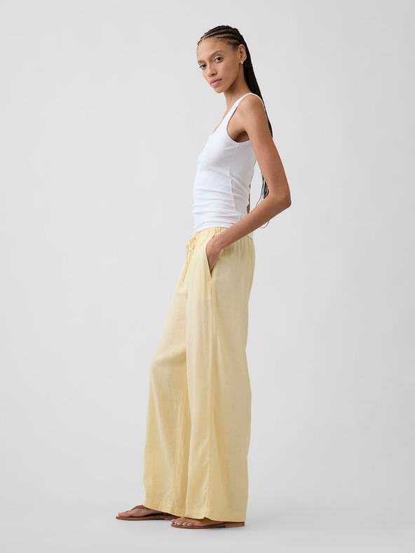 GAP Ленени широки панталони GAP