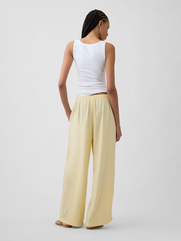 GAP Ленени широки панталони GAP