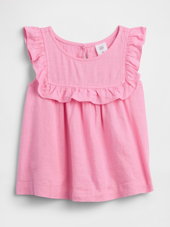 GAP Бебешки ленен топ GAP