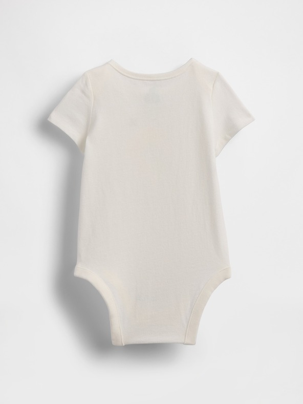 GAP Бебешко боди с лого Gap