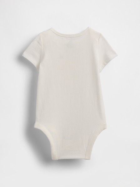 GAP Бебешко боди с лого Gap