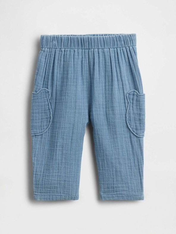 GAP Детски муселинови панталони Brannan Bear GAP