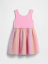 GAP Бебешка рокля с пола от тюл GAP