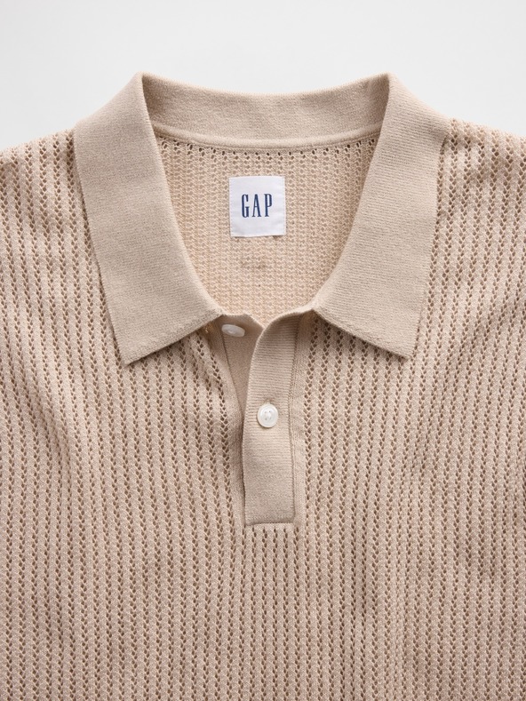 GAP Плетено поло тениска GAP