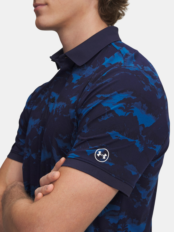 Under Armour Мъжка тениска Under Armour UA ArmourDry Print Rib Polo