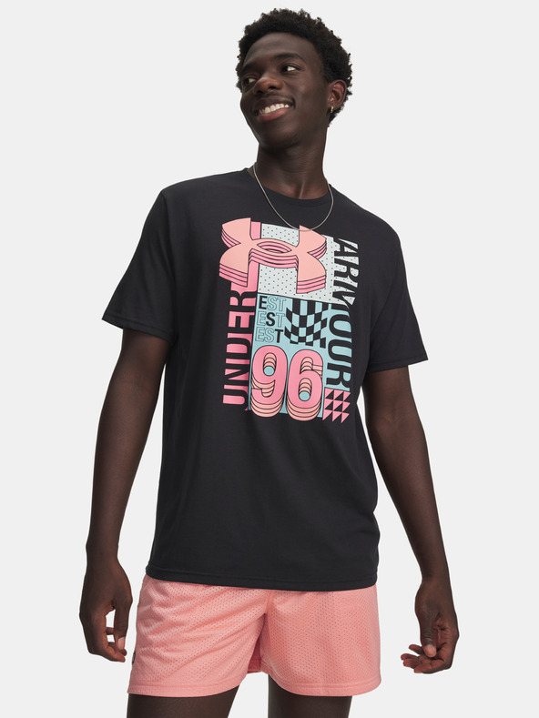 Under Armour Мъжска тениска Under Armour UA M LOGO COLLAGE SS