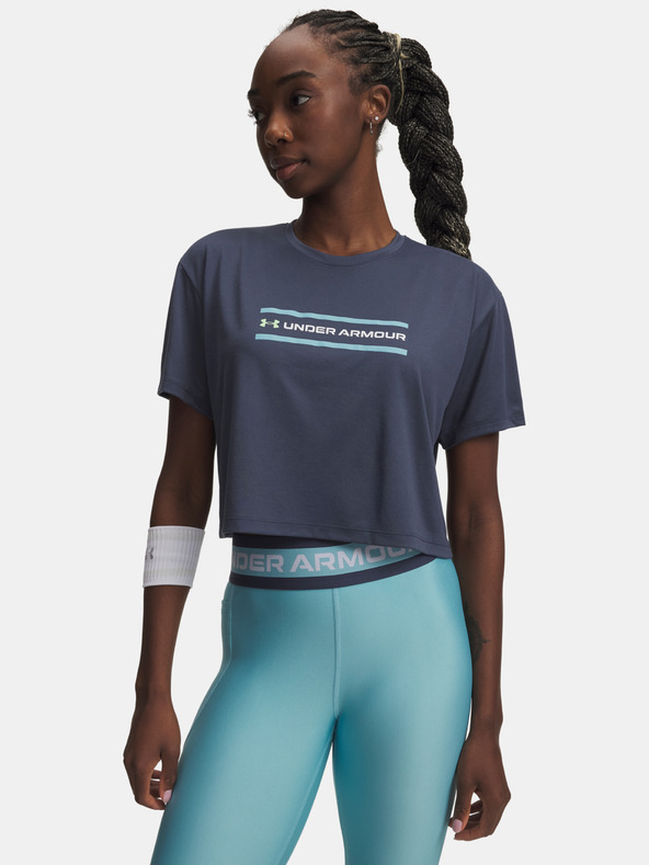 Under Armour Дамска тениска Under Armour Tech Branded Crop SS