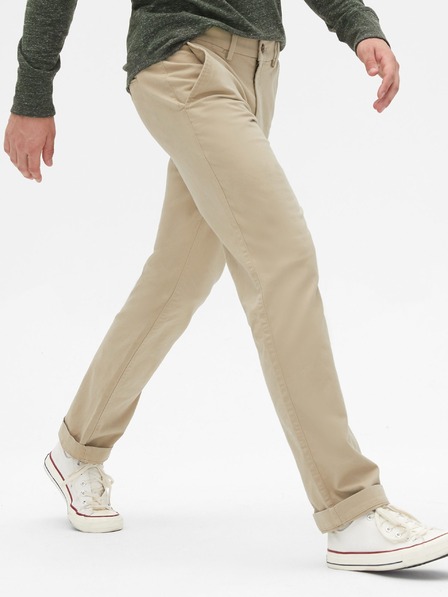GAP Khaki панталони straight GapFlex GAP