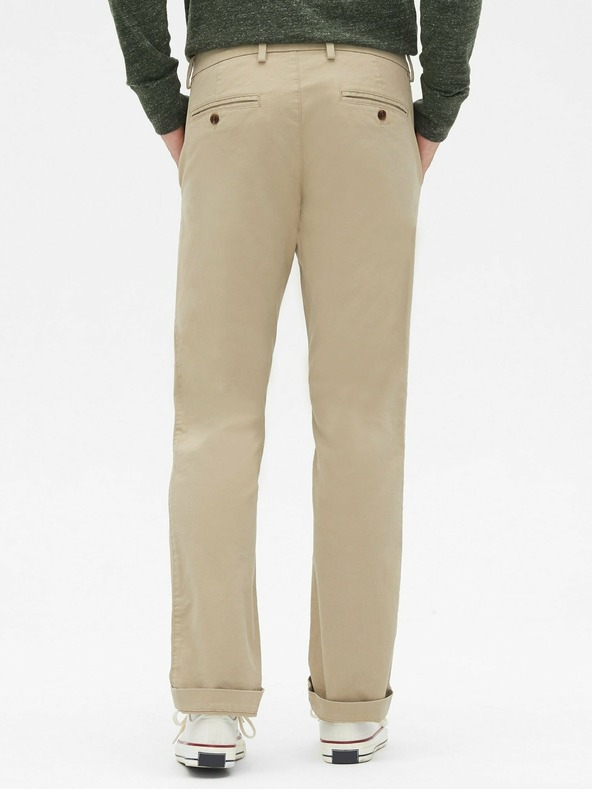 GAP Khaki панталони straight GapFlex GAP