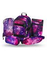 BAAGL  BAAGL SET 5 Skate Galaxy: раница, пенал, торба, кръстна чанта, калъф за лаптоп