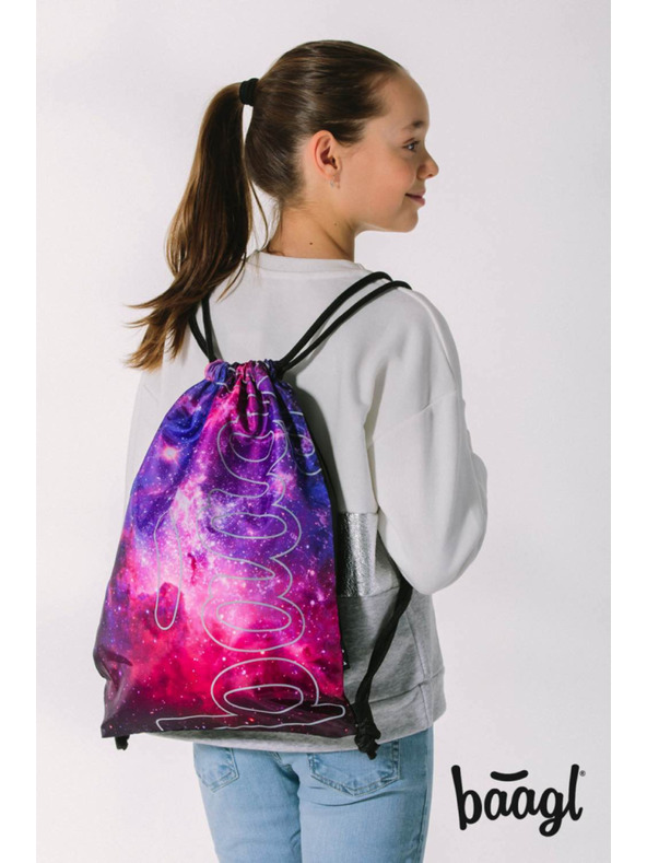 BAAGL  BAAGL SET 5 Skate Galaxy: раница, пенал, торба, кръстна чанта, калъф за лаптоп