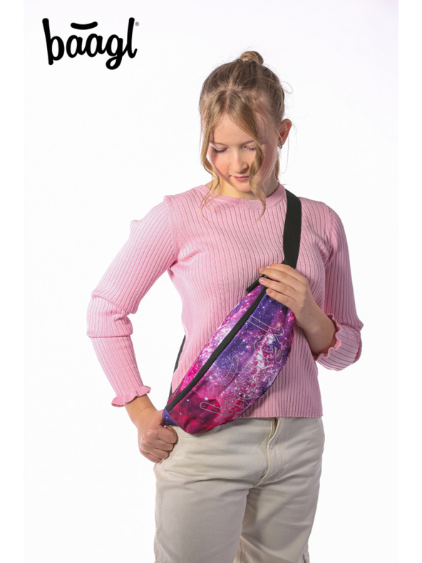 BAAGL  BAAGL SET 5 Skate Galaxy: раница, пенал, торба, кръстна чанта, калъф за лаптоп