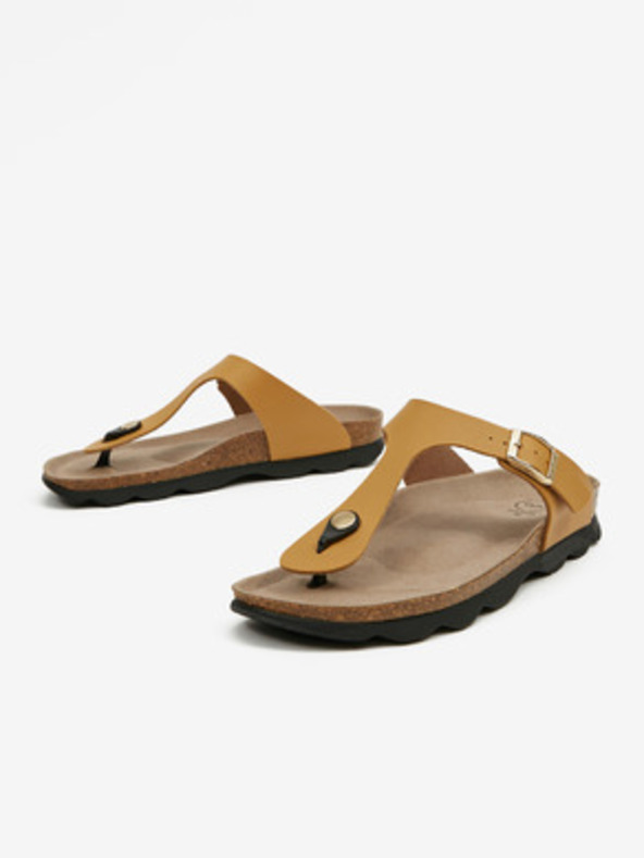 Ojju Бежови дамски чехли OJJU