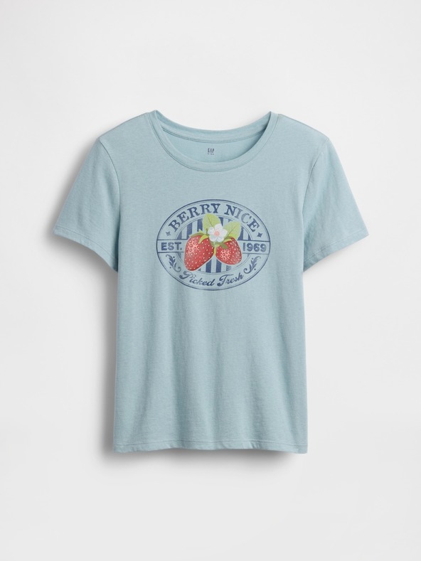 GAP Бебешка тениска с щампа Gap