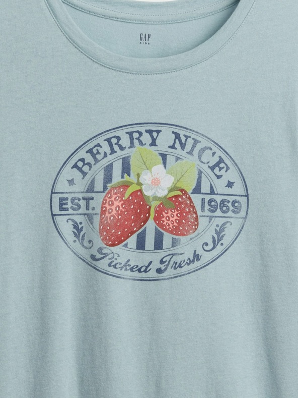 GAP Бебешка тениска с щампа Gap