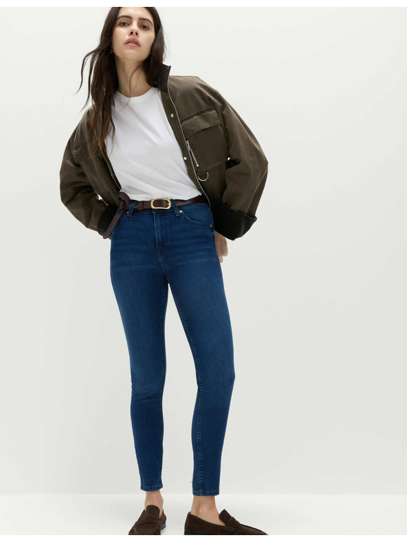 Marks & Spencer Сини дамски дънки с прилепнала кройка Marks & Spencer