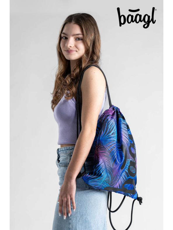BAAGL  Синя чанта Baagl Palm