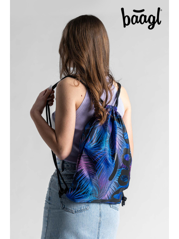 BAAGL  Синя чанта Baagl Palm