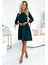 numoco Рокля с трапец и панделки - зелена Numoco ALICE