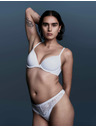 Marks & Spencer Гладък деколте сутиен Body Soft™ с банели, размер A–E Marks & Spencer бял