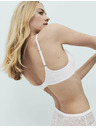 Marks & Spencer Гладък деколте сутиен Body Soft™ с банели, размер A–E Marks & Spencer бял