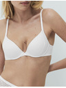 Marks & Spencer Гладък деколте сутиен Body Soft™ с банели, размер A–E Marks & Spencer бял