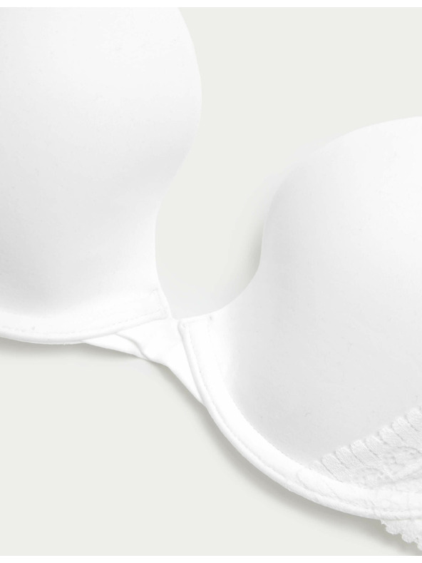 Marks & Spencer Гладък деколте сутиен Body Soft™ с банели, размер A–E Marks & Spencer бял