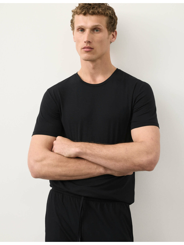 Marks & Spencer Потник от смес от Supima® памук Marks & Spencer черна