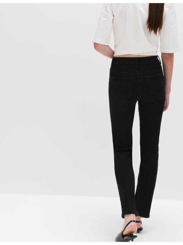 Marks & Spencer Разтегателни дънки с прав крачол Sienna Marks & Spencer черни