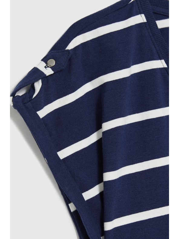 Moodo Блуза с райета тъмно синя Moodo