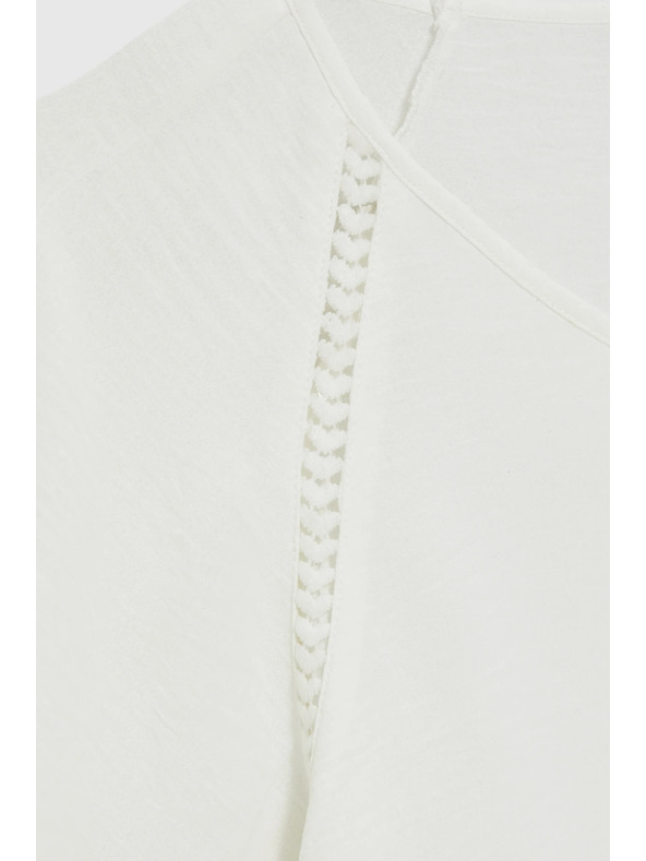 Moodo Риза със широки ръкави бяла Moodo