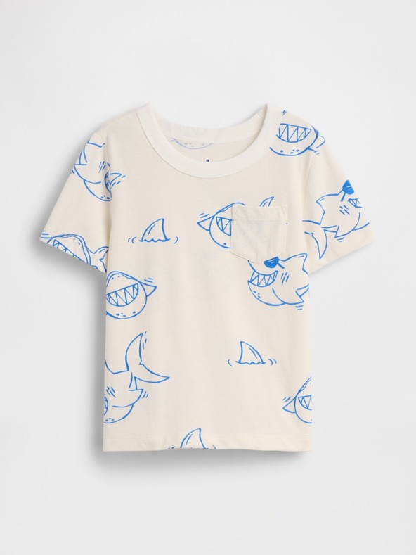 GAP Бебешка тениска с джобче Mix & Match GAP