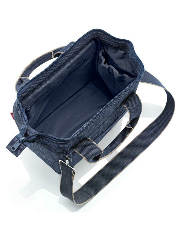 Reisenthel Чанта Reisenthel Allrounder Cross Herringbone Dark Blue