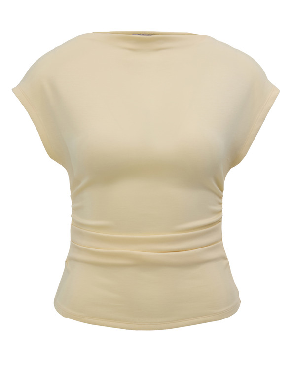 Orsay Жълта дамска тениска с къс ръкав ORSAY