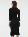 Orsay Черна дамска плетена миди рокля ORSAY