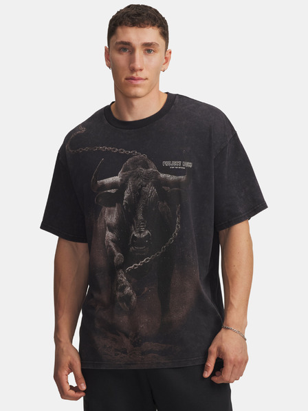 Under Armour Мъжка тениска Under Armour Pjt Rck Washed HWT-BLK