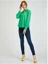 Orsay Зелена дамска сатенена блуза ORSAY