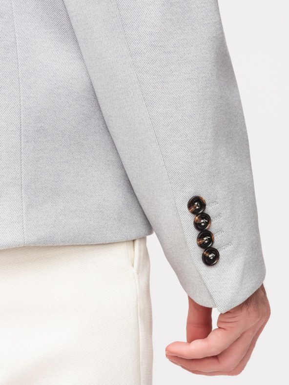 Ombre Clothing Мъжко яке в цвят тен със стояща яка Ombre Clothing