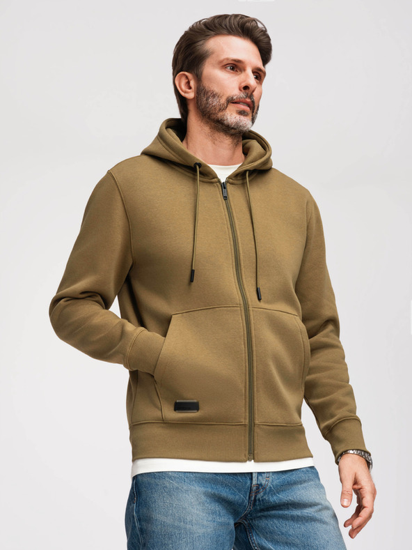 Ombre Clothing Мъжки еластичен памучен суитчър BASIC Ombre Clothing