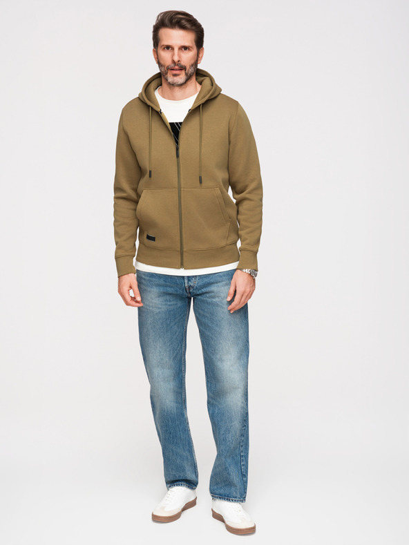 Ombre Clothing Мъжки еластичен памучен суитчър BASIC Ombre Clothing