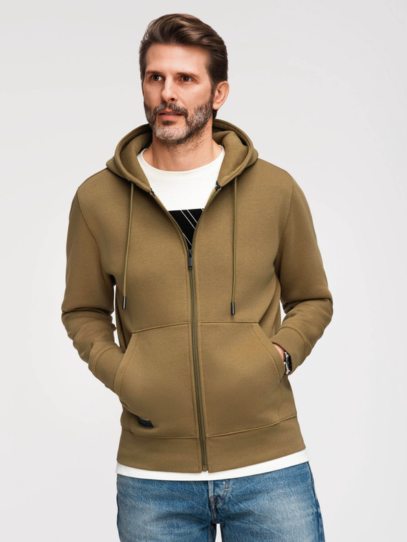 Ombre Clothing Мъжки еластичен памучен суитчър BASIC Ombre Clothing