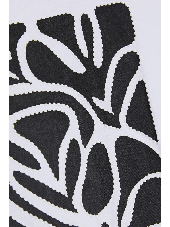 Moodo Блуза с печат бяла Moodo