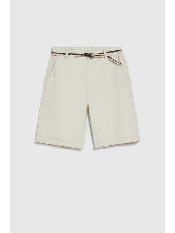 Moodo Памучни шорти бежови Moodo