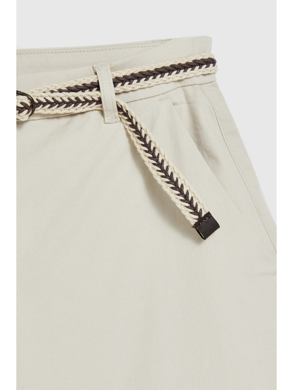 Moodo Памучни шорти бежови Moodo