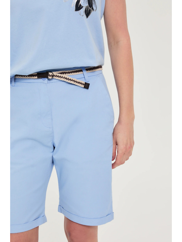 Moodo Памучни шорти небесносини Moodo