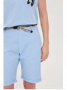 Moodo Памучни шорти небесносини Moodo