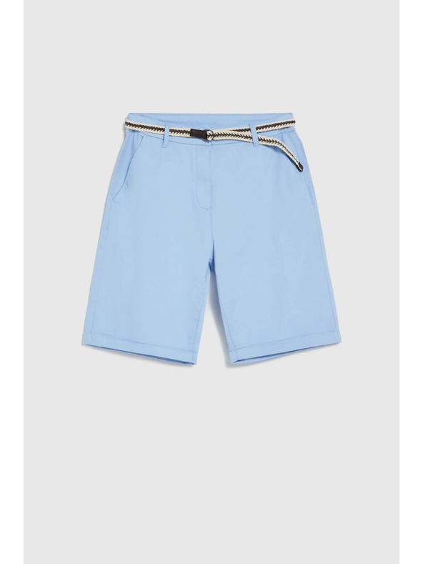 Moodo Памучни шорти небесносини Moodo