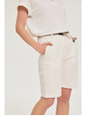 Moodo Памучни шорти бели Moodo